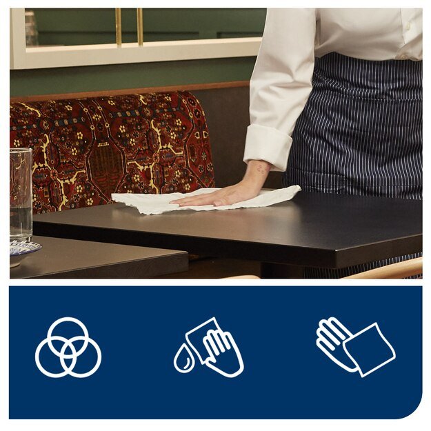 Popieriniai rankšluosčiai TORK, 473472, Reflex M4, 2 sl., 19.4 x 33.5 cm, 151 m/rul., balta sp. 4