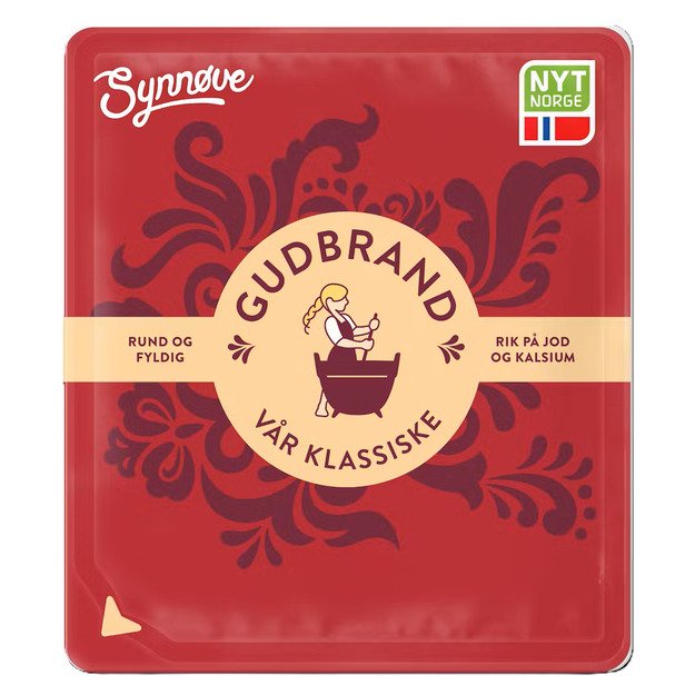Ožkų ir karvių pieno sūris Gudbrand SYNNOVE, pjaustytas, 150 g