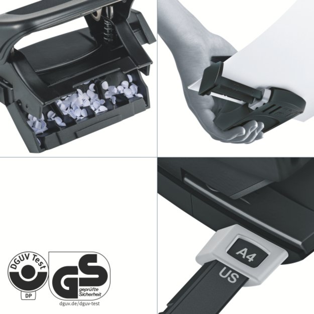 Skylmuša Leitz NeXXt Recycle Mini, 10 lapų, juoda 2