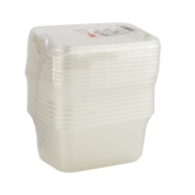 Indelis salotoms su dangteliu, stačiakamp., PP, 250 ml, 10,8x8x5,1 cm, 10 vnt.