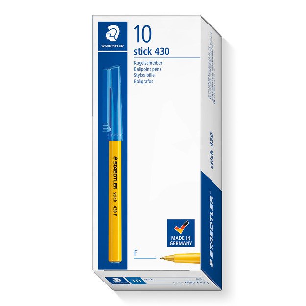 Tu&scaron;inukas STAEDTLER STICK 430, 0,7 mm. 10