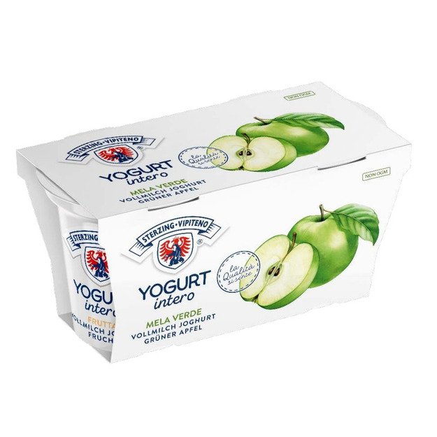Jogurtas VIPITENO, žaliųjų obuolių skonio, 3.5% rieb., 2x125 g