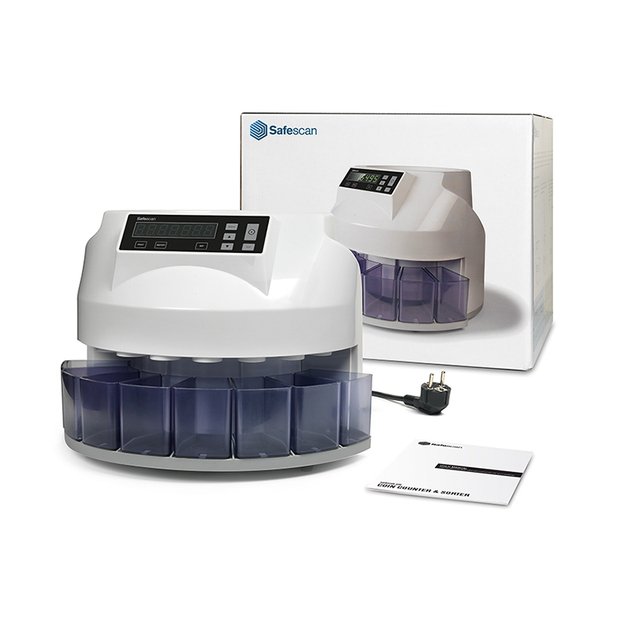 Automatinis Euro monetų skaičiavimo ir rūšiavimo aparatas SAFESCAN 1250 5