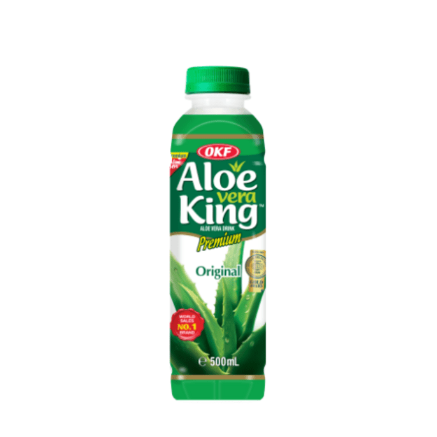 Aloe vera gėrimas, OKF KING, su baltųjų vynuogių sultimis, 0,5 l