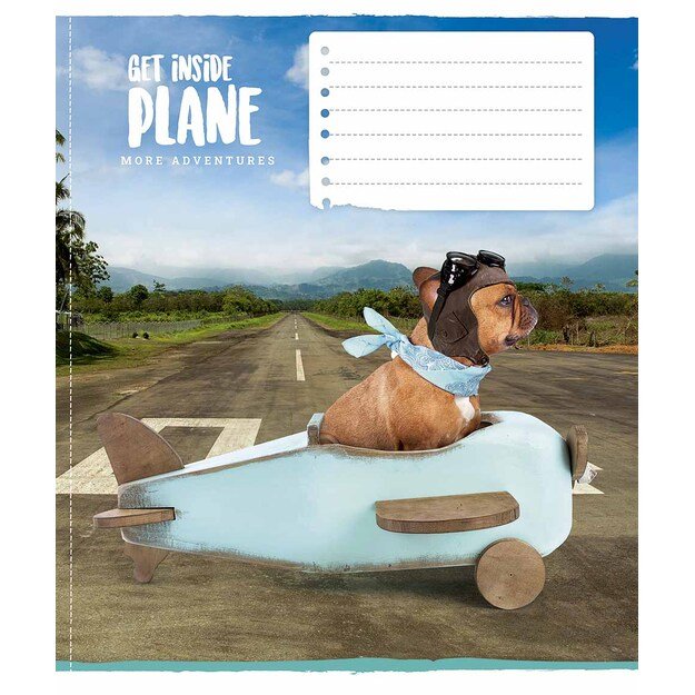 Sąsiuvinis Schoolboy, 12 lapų, 60 gsm, langeliais 4