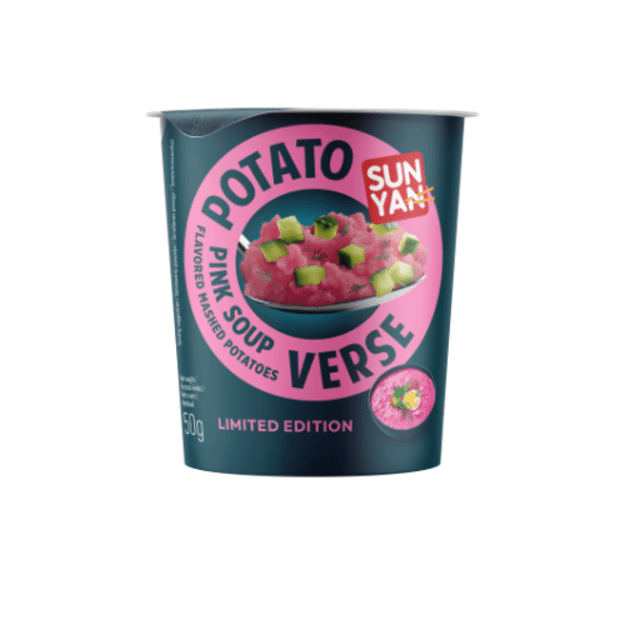 &Scaron;altibar&scaron;čių skonio bulvių ko&scaron;ė, SUN YAN POTATO VERSE, plast. mai&scaron;elyje, 50g