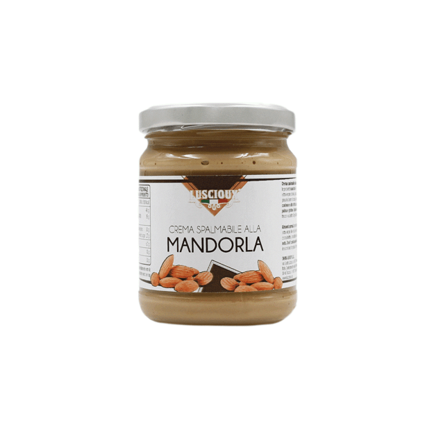 Migdolų rie&scaron;utų kremas LUSCIOUX, 45%, 200 g