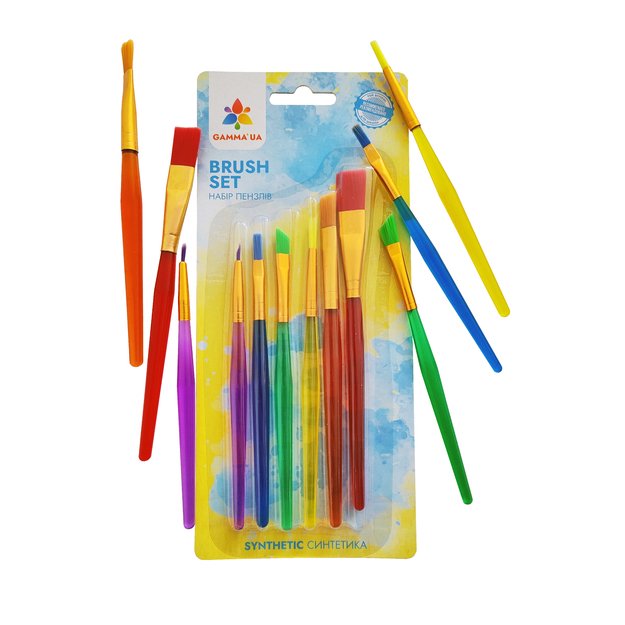 Teptukų rinkinys GAMMA, 6 vnt.