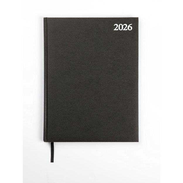 Kalendorius STANDARD 2026, PVC, A4, juoda (Baltic)