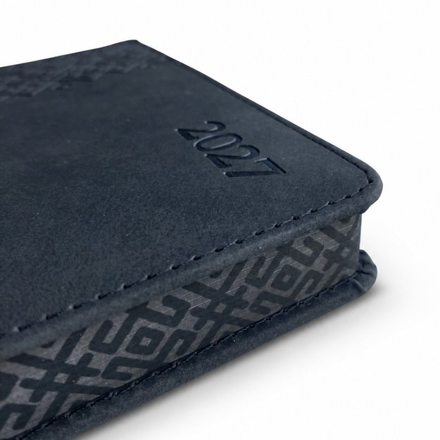 Kalendorius TRADITIONAL, 2026, PU, A5, juoda