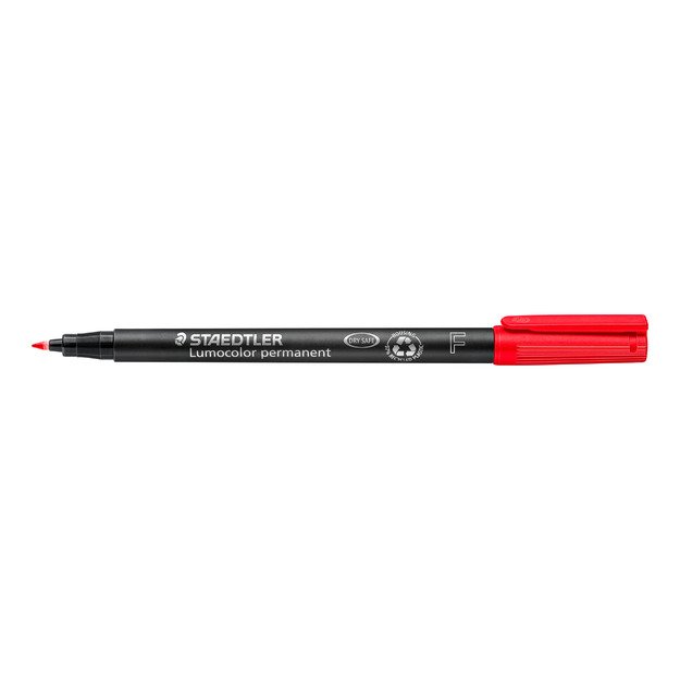 Žymeklis STAEDTLER OHP LUMOCOLOR 317/318, 0,6 mm, RAUDONA 2