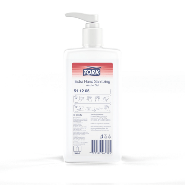 Rankų dezinfekavimo priemonė TORK, su pompa, gelinė ,0,5 l, 511205
