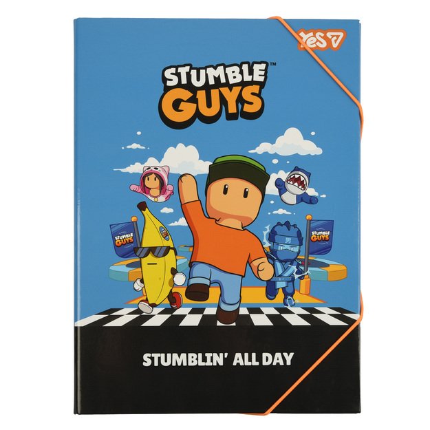 Dėklas su gumele Yes Stumble Guys A4
