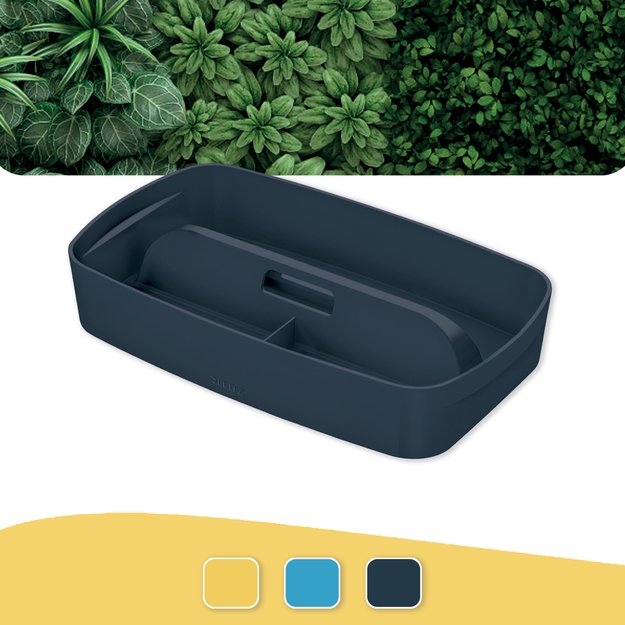 Daiktadėžė Cosy L:MyBox su skyriais, maža, pilkos sp. 1