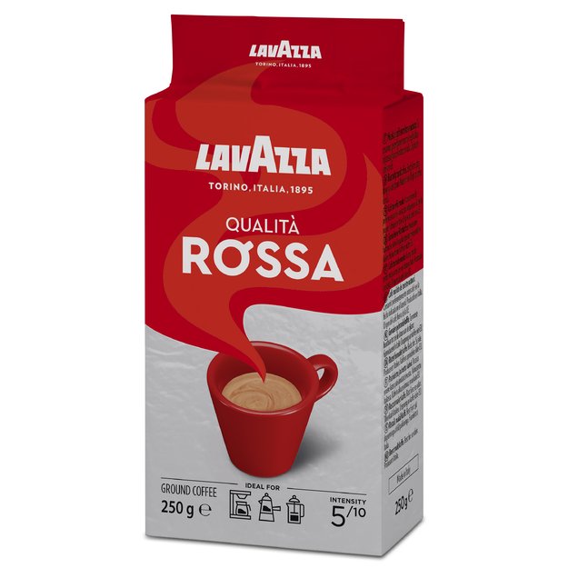Kava LAVAZZA Qualita Rossa, malta, 250 g 3