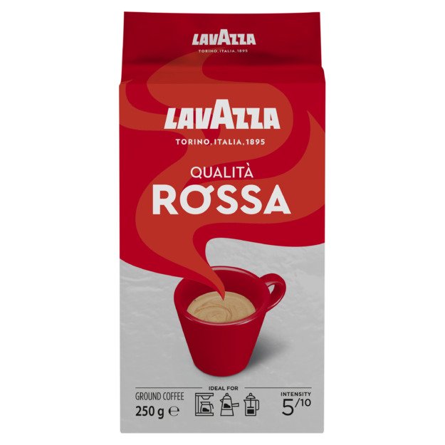 Kava LAVAZZA Qualita Rossa, malta, 250 g 1
