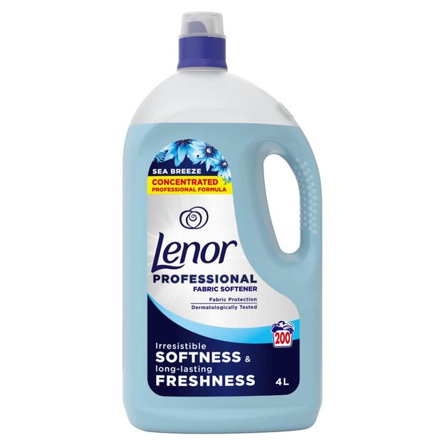 Minkštiklis LENOR Professional, Sea Breeze, 4l, 200 skalbimų