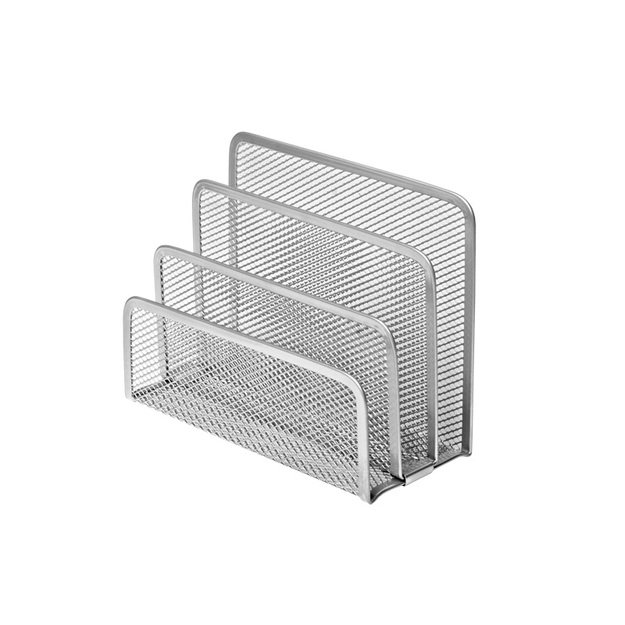 Metalinis stovas lai&scaron;kams FOROFIS, 17,8x7,6x12cm, sidabrinės sp.
