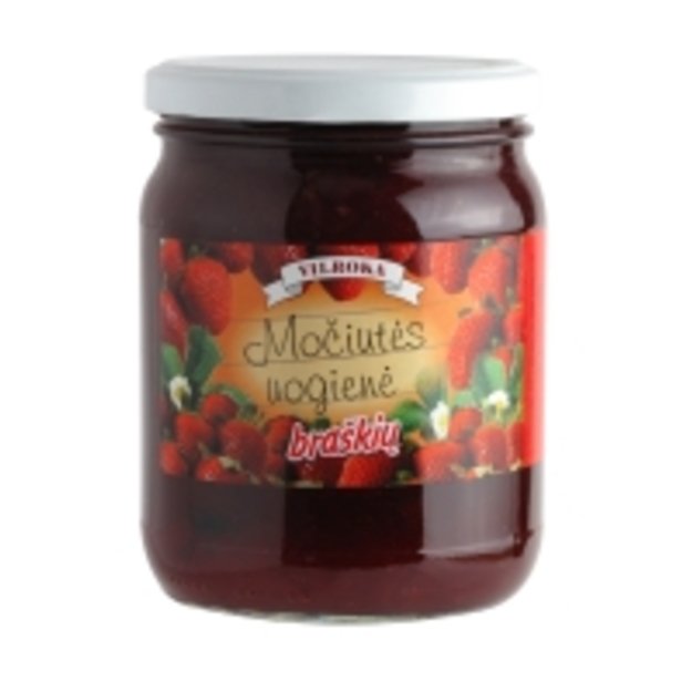 MOČIUTĖS braškių uogienė, 600 g