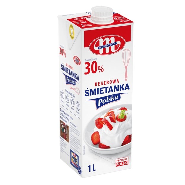 Plakamoji grietinėlė, 30%, UAT, 1 l 1
