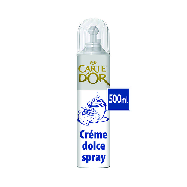 Purškiama plakta grietinėlė CARTE DOR, 500 ml