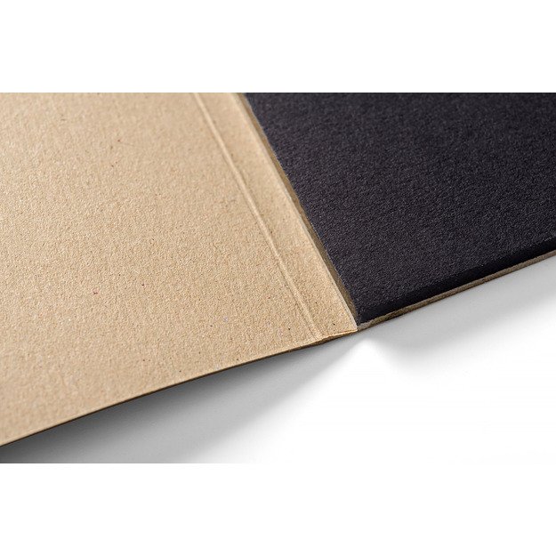 Juodas pie&scaron;imo bloknotas START SMLT Art. A5, 20 lapų (120gsm) su užlenkiamu vir&scaron;eliu ir kieta nugarė 3