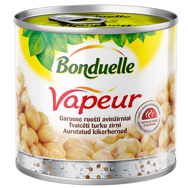 Garuose ruošti avinžirniai BONDUELLE VAPEUR, 265g/310g 1
