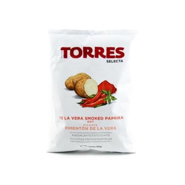 Bulvių traškučiai TORRES, su rūkyta paprika, 150g 1