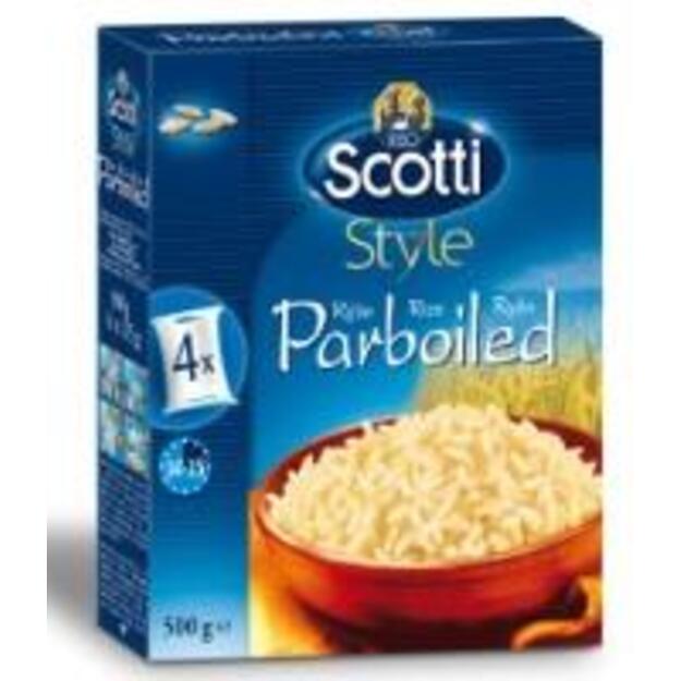 Ryžiai SCOTTI, plikyti, 4x125 g 1