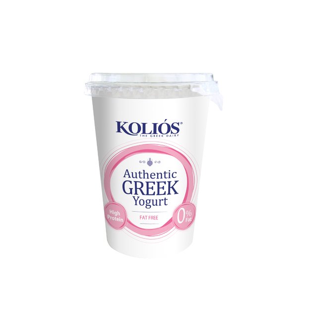 Graiki&scaron;kas jogurtas KOLIOS, 0%, autenti&scaron;kas, 500 g