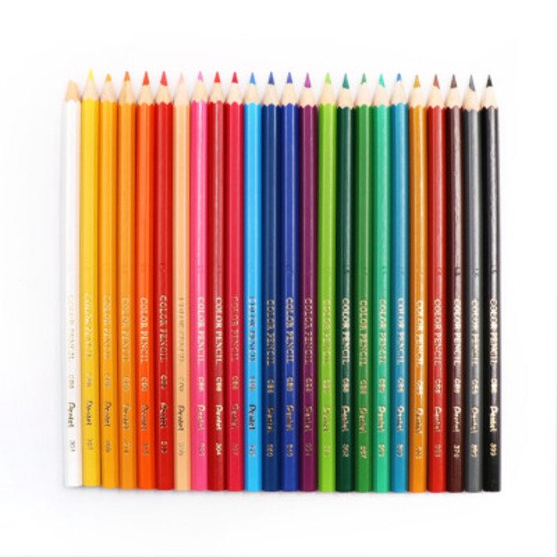 Pie&scaron;tukai spalvoti PENTEL ARTS CB8 24 spalvų 4
