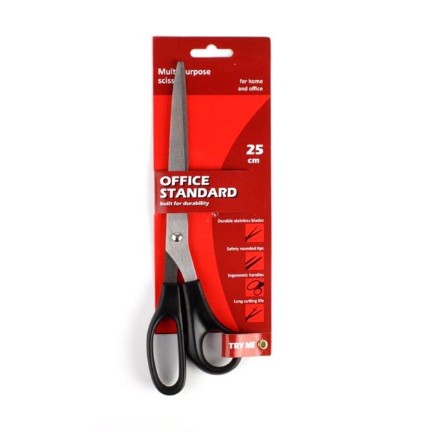 Žirklės OFFICE STANDARD, 25 cm 1