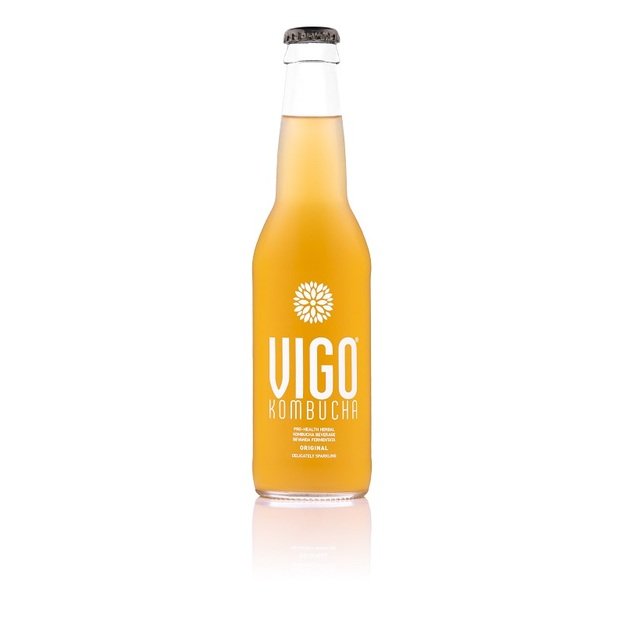 Gaivusis arbatos gėrimas VIGO Kombucha, Original, gazuotas, 0,330 l, D, LT-EKO-001