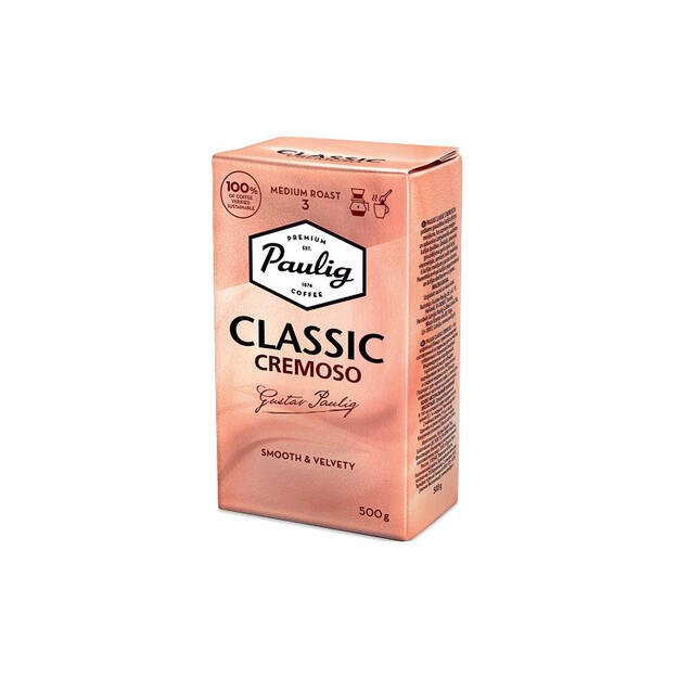 Kava PAULIG Classic Cremoso, malta, 500 g
