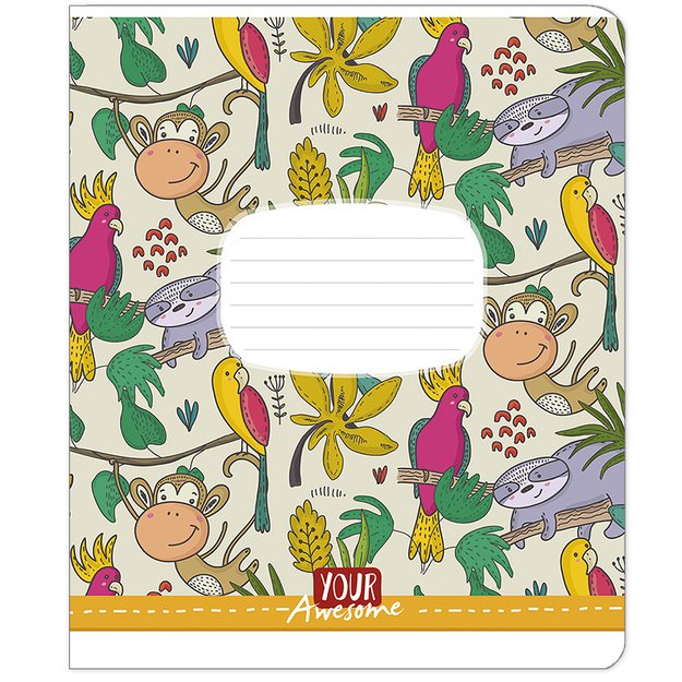 Sąsiuvinis Schoolboy, 24 lapų, langeliais, B5, 70 gsm 1