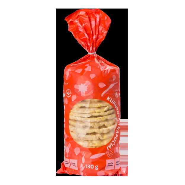 Kukurūzų trapučiai USTUKIŲ MALŪNAS, 130 g