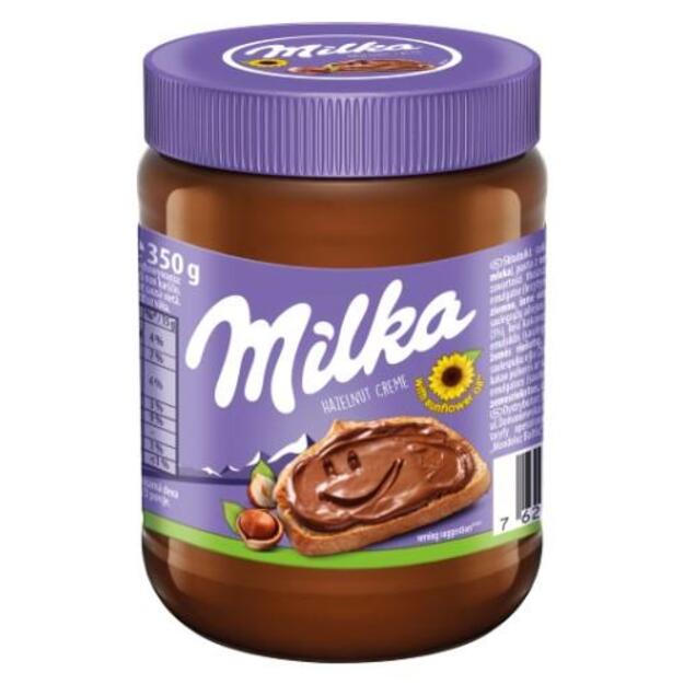 Šokoladinis kremas MILKA Hazelnut, 350g