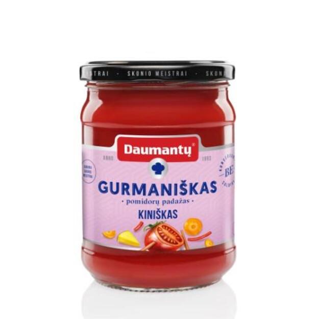 Kiniškas pomidorų padažas, DAUMANTŲ, Gurmaniškas, 8% pastos, 500g