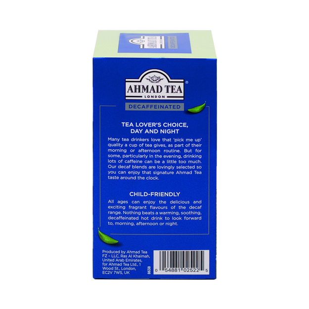 Ahmad Tea Žalioji arbata be kofeino, vokeliuose, 20 vnt. 3