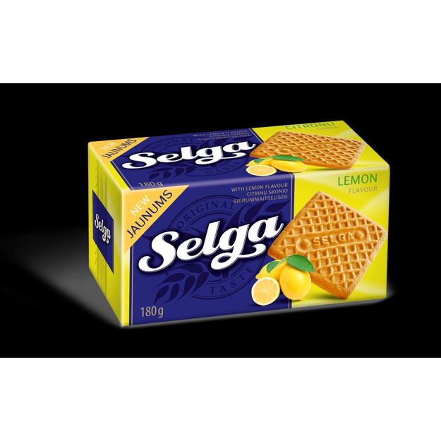 Sausainiai SELGA, citrinų skonio, 180 g