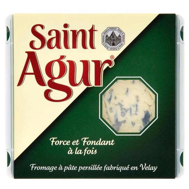 Pelėsinis sūris SAINT AGUR su mėlynuoju pelėsiu, 125 g