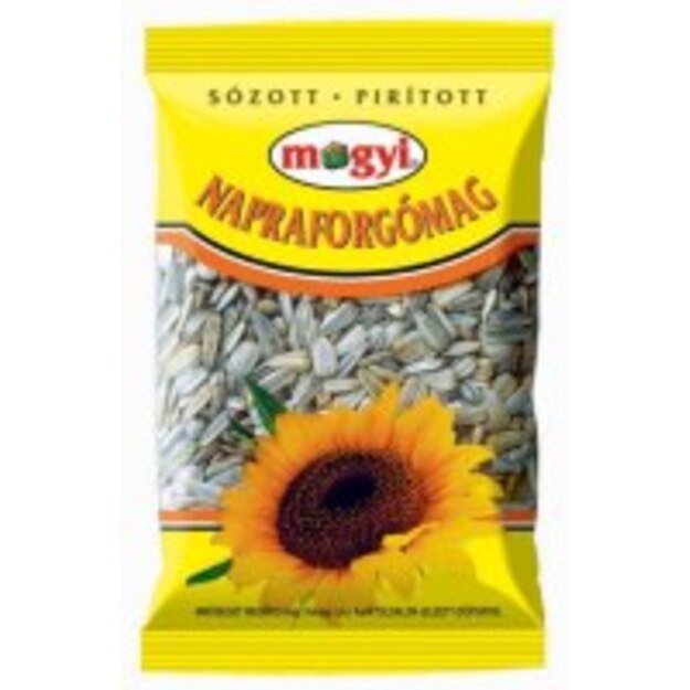 Saulėgrąžos MOGYI, skrudintos, sūdytos, geltonas pakelis, 60 g