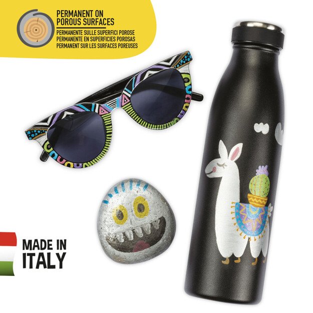 Flomasteriai CARIOCA Metallic MaxiMarkers, 6 vnt. 3