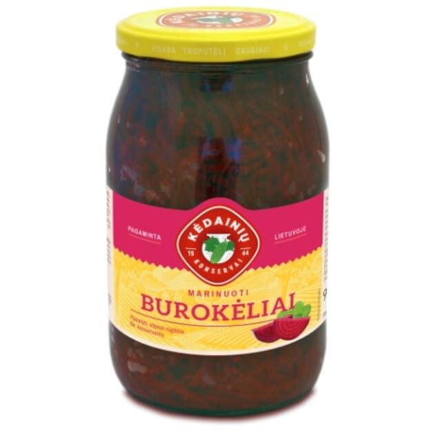Marinuoti KĖDAINIŲ burokėliai, 900 ml / 495 g