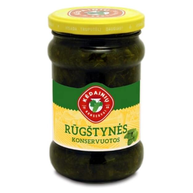 Konservuotos rūgštynės KĖDAINIŲ, 0.315 ml / 280 g