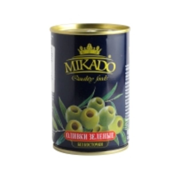 Alyvuogės MIKADO, žalios, be kaulo, M dydis, 280g/90g