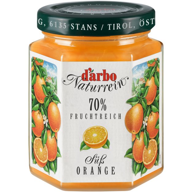 Apelsinų džemas D ARBO, 70%, 200 g