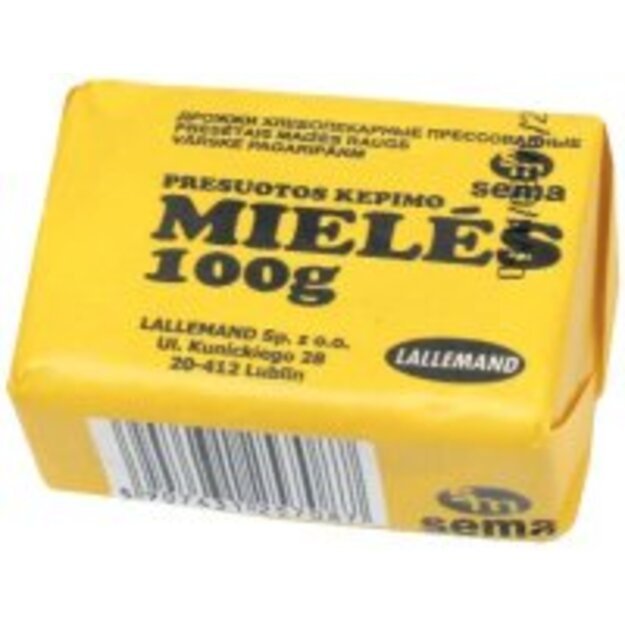 Mielės SEMA, presuotos, 100 g