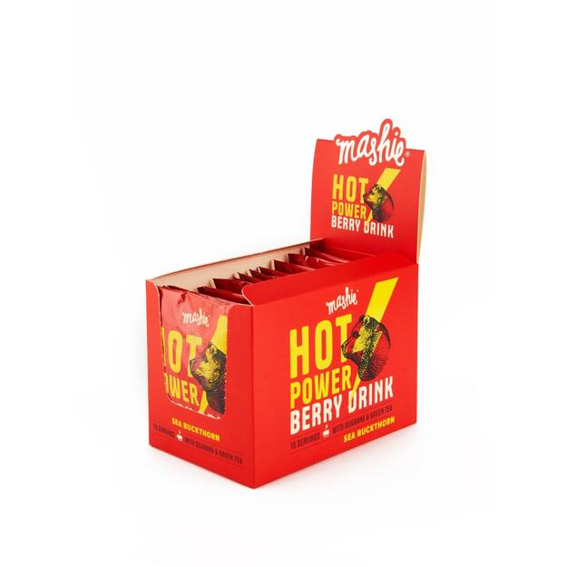 Energinė &scaron;altalankių uogų tyrė MASHIE HOT POWER, 15 vnt. 2
