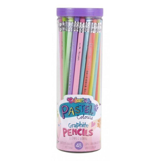 Pie&scaron;tukas su trintuku COLORINO Pastel, su pastelinių spalvų korpusu 2